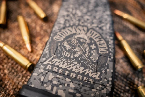 MAGPUL Coonass Militia LASERED PMAG M2 5.56 BLACK - Image 2