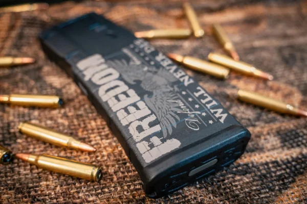 MAGPUL Freedom will never die LASERED PMAG M2 5.56