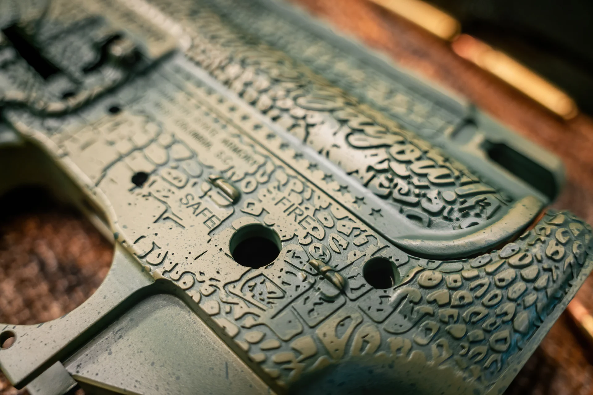 Rougaroux engraved gator