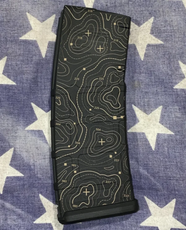 MAGPUL Louisiana TOPO Area Codes LASERED PMAG M2 5.56