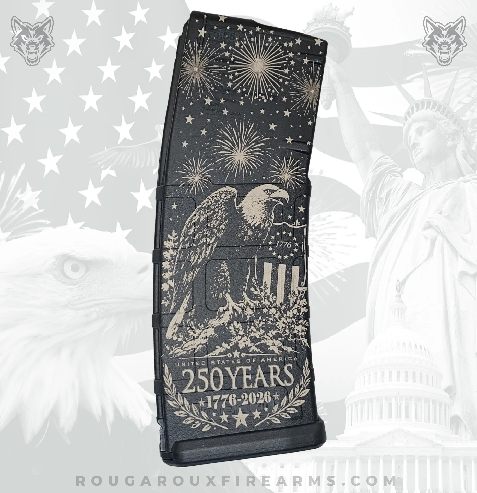 Liberty Watch Laser Engraved PMAG full