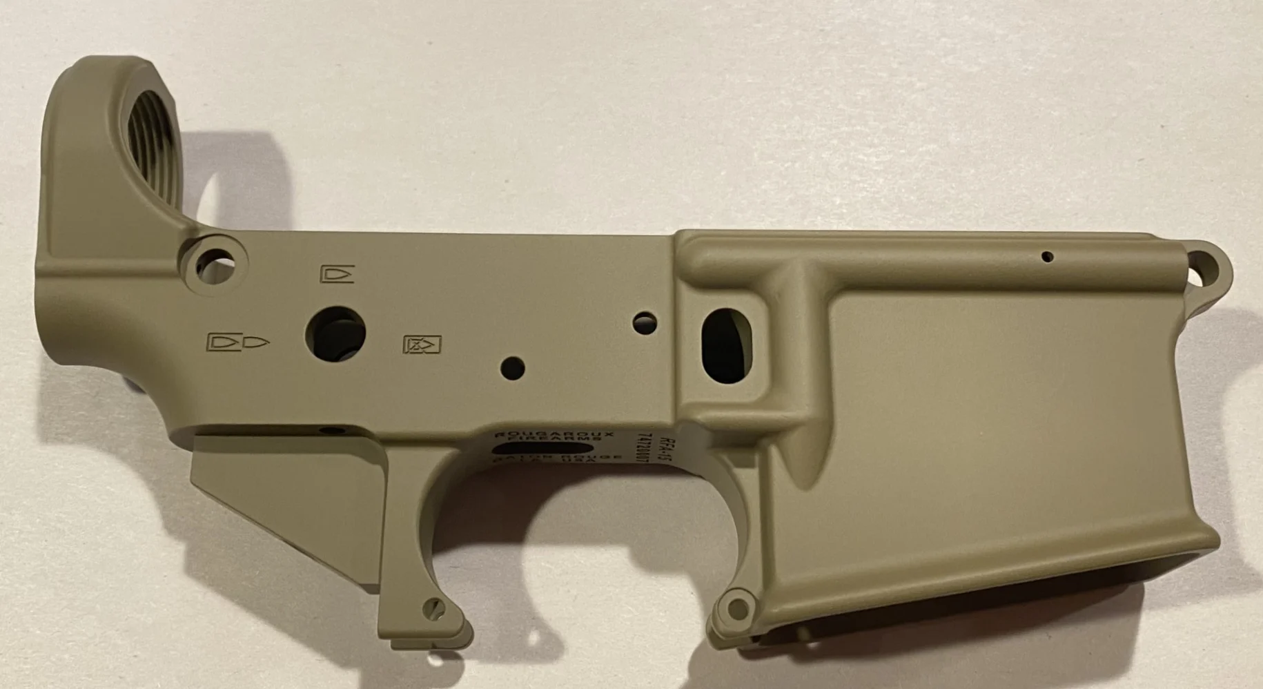 ROUGAROUX FIREARMS - RFA-15 FORGED LOWER - COYOTE